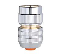 CLABER - RACCORDO AUTOMATICO A 6 SFERE 1/2” - 5/8” IN OTTONE CROMATO 9610