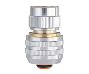 CLABER - RACCORDO AUTOMATICO PER TUBI DN. 3/4” AQUASTOP IN OTTONE CROMATO 9614