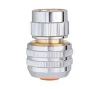 CLABER - RACCORDO AUTOMATICO PER TUBI DN. 3/4” IN OTTONE CROMATO 9613