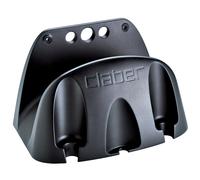 Claber Portatubo da Parete Eco 0 – Selletta avvolgitubo plastica nera Made in Italy 8866