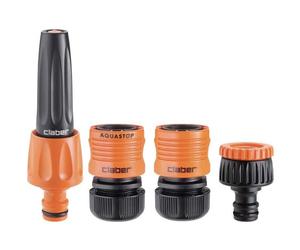 CLABER - STARTER KIT 1/2” PRESA A RUBINETTO, RACCORDI AQUASTOP E LANCIA 8802