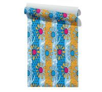 Claccis Carta Autoadesiva Colorata da Parati Vinilica Per Bagno Graffiti D'Arte Adornare Moderna 3D Effetto Muro Carta Rimovibile Armadietti Scaffali Cucina 45x500cm