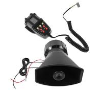 Clacson Antifurto Auto e Moto 12v in Plastica, Telecomando Wireless | Set 7 Toni Registrazione Integrata, Nero, per Auto e Moto, Uso su Strada e Allarme