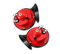 Clacson Auto 2 pezzi clacson rosso for auto da 12 V, barche, motocicli, altoparlante automobilistico, for, segnale audio