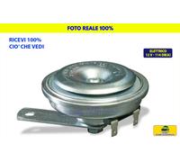 Clacson Avvisatore Acustico Tromba 12v. COMPATIBILE con Panda dal 1980 al 2003