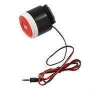 Clacson di allarme di sicurezza, 120 dB, DC12 V, luce di avvertimento LED industriale, cablata, per mini sirena, ad alto decibel, evacuazione di emergenza, resistente agli urti