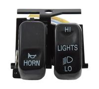 Clacson - Fari Lenti Interruttore Manubrio Nero, Per Harley - Davidson 96-13