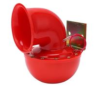 Clacson per Auto 150 DB, Clacson per Auto Tromba per Auto Tromba Ad Aria Rossa Tromba Elettrica per Altoparlante Suono di Mucca Corno in Metallo per Camion Treno Barca Moto