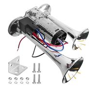 Clacson per camion da 12 V, a doppio tubo, super rumoroso Air Horn, secondo clacson per auto, treno, barca, auto, furgone