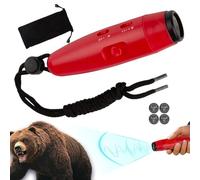 Clacson per orsi, 125 dB, 4 livelli di volume, 3 portatili, allarme di sicurezza contro gli orsi, per controllo della folla, sicurezza all'aperto, campeggio, arrampicata, esplorazione all'aria aperta