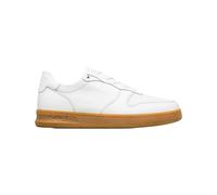 Clae - Malone - Malone White Leather Light Gum per Uomo in Pelle - Taglia 39 - Bianco