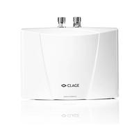 CLAGE MBH4 1500-16004 - Scaldabagno idraulico per lavabo, 4,4 kW, con spina, resistente alla pressione + senza pressione, certificato VDE-GS