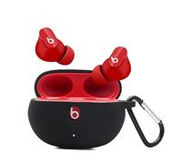 Claiol Custodia in silicone per Beats Studio Buds, custodia in silicone antiurto di alta qualità 2021 nuova custodia Beats Studio Buds con portachiavi (nero)