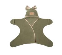 Clair de Lune Star - Coperta in pile per neonati, 0-6 mesi, colore: verde salvia