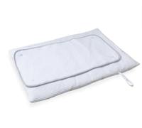 Clair de Lune waffle roly poly viaggio e fasciatoio, bianco opaco