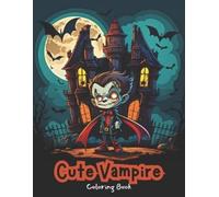 Clair Esme Publishing Cute Vampire Coloring Book (Tascabile)