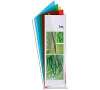 claircell 661000e - Borsa di 50 dossiers in PVC, formato A4, Multicolore, 50 Pezzi