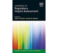 Claire A. Dunlop Handbook of Regulatory Impact Assessment (Copertina rigida)