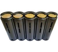 CLAIRE-FONCET Distributore portamonete 5 pezzi, Portamonete per i 5 tagli di moneta principale, Ideale per camerieri, Tassisti, Venditori ambulanti, Conducenti