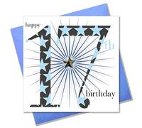 Claire Giles - Biglietto di auguri per 17 anni, colore: blu