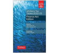 Claire Hayes Shilpa Ve Whillans's Tax Tables 2022-23 (Finance Act ed (Tascabile)