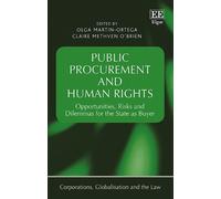 Claire Methven O’Brien Public Procurement and Human Rights (Copertina rigida)