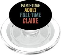 CLAIRE Personalized Retro Girls Part-Time CLAIRE Name PopSockets PopGrip per MagSafe