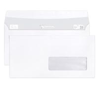 Clairefontaine 10615C - Conf. 500 buste DL 110x220 mm bianco 80g/m²