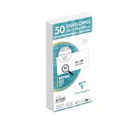 Clairefontaine 10645C - Conf. 50 buste DL 110x220 mm bianco 80g/m²