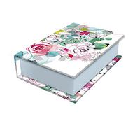 Clairefontaine 115578C - Una piccola Ordinett in cartone Multifunzionerettangolare motivo floreale - 9,5 x 6,5 x 3 cm - collezione Blooming - 3 visual,consegna casuale