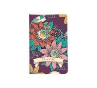 Clairefontaine - 116210C - Mini taccuino rilegato a filo motivo Floreale Frida Kahlo - 7,5X12cm 48 pagine uni carta avorio 90g - Collezione Frida Kahlo - 4 visual, consegna casuale.