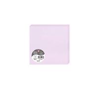 Clairefontaine 12178C - Pacco da 25 biglietti Piegati - Formato Quadrato 16x16cm - 210g/m² - Colore lilla - Biglietti d'invito e Corrispondenza - Gamma Pollen - Carta Premium Liscia