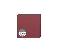 Clairefontaine 12180C - Pacco da 25 biglietti Piegati - Formato Quadrato 16x16cm - 210g/m² - Colore bordeaux - Biglietti d'invito e Corrispondenza - Gamma Pollen - Carta Premium Liscia