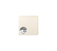 Clairefontaine 12886C - Pacco da 25 biglietti piegati - Formato Quadrato 13,5x13,5cm - 210g - Colore Avorio iridescente - Biglietti di invito e Corrispondenza - Gamma Pollen - Carta Premium Liscia