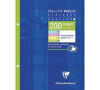 Clairefontaine 13511C - astuccio 17x22 cm 200 p quad. grandi 90g verdi
