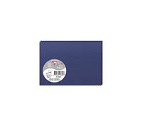 Clairefontaine 1368C - Pacco da 25 biglietti - Formato C6 11x15,5cm - 210g/m² - Colore blu notte - Biglietti d'invito e Corrispondenza - Gamma Pollen - Carta Premium Liscia