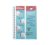 Clairefontaine 141820C Quaderno vocabolario Koverbook Incolore - 11x17 cm - 100 pagine Rigate con margini + 2 alette et 4 Linguette amovibili - Carta Bianca 90 g - copertina in polipropilene