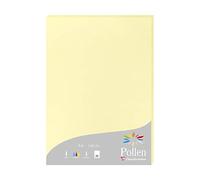 Clairefontaine 14207C - Astuccio da 50 fogli - Formato A4 (21x29,7cm) - 160g/m² - Colore Canarino - Carta di Invito Eventi e Corrispondenza - Gamma Pollen - Carta Premium Liscia