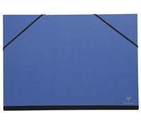 Clairefontaine 144402C - Cartella da disegno chiusura con elastico 52x72 cm, Blu notte