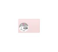Clairefontaine 1455C - Pacco da 25 Cartoncini - Formato 8,2x12,8cm - 210g/m² - Colore rosa - Biglietti di invito e Corrispondenza - Gamma Pollen - Carta Premium Liscia