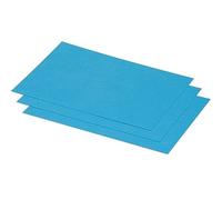 Clairefontaine 1622C - Pacco da 25 biglietti - Formato 15,8x22,2cm - 210g/m² - Colore blu turchese - Biglietti d'invito e Corrispondenza - Gamma Pollen - Carta Premium Liscia