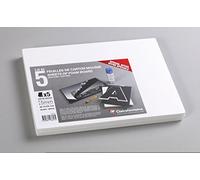 Clairefontaine 193657C - Confezione di Carton Mousse 5 fogli 21x29,7 cm, spessore 5 mm, Bianco