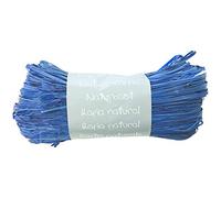 Clairefontaine, 196013C Palla in Rafia Blu di Francia, Gruppo di diversi fili di Rafia con lunghezza 1.5 m (misura filo singolo), 50gr, Passatempi creativi, Imballo Regali, Fai da Te