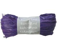 Clairefontaine - 196044Cpack - Un lot de 8 Pelotes Raphia Prune - Ensemble de plusieurs fils de Raphia Longueur 1m50 par fil- 50g - Loisirs Créatifs - Emballage Cadeau - DIY Multiples