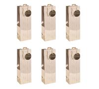 CLAIREFONTAINE - 202119-4Cpack - Pack 6 sacchetti regalo Natale 12,7x9x35