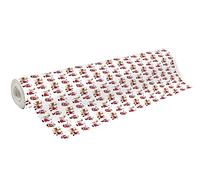 Clairefontaine 211924C - Una bobina di carta regalo, carta alleanza, 60 g, dimensioni: 50 x 0,70 m, motivo: Babbo Natale, cervo, Natale tradizionale, ideale per imballaggi professionali