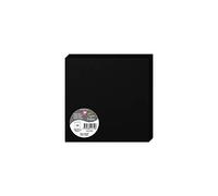 Clairefontaine 2175C - Pacco da 25 Cartoncini Piegati - Formato Quadrato 16x16cm - 210g/m² - Colore Nero - Biglietti di invito e Corrispondenza - Gamma Pollen - Carta Premium Liscia