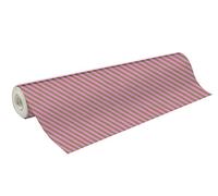 Clairefontaine 223873C - Rotolo di carta kraft ricurata riciclata, dimensioni: 50 x 70 cm, 70 g, motivo a righe rosa, carta riciclata, ideale per confezioni regalo, DIY, attività creative