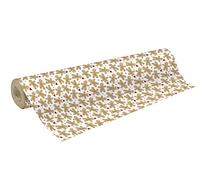 Clairefontaine 223906C, un rotolo di carta da regalo, Carta kraft grezza 70g, Misura 50x0.70m, Motivo Pane alle spezie, confezionamento regali, ottimale per confezionamento professionale