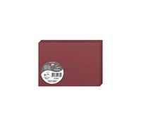 Clairefontaine 2380C - Pacco da 25 biglietti Piegati - Formato C6 11x15,5cm - 210g/m² - Colore Bordeaux - Biglietti d'invito e Corrispondenza - Gamma Pollen - Carta Premium Liscia